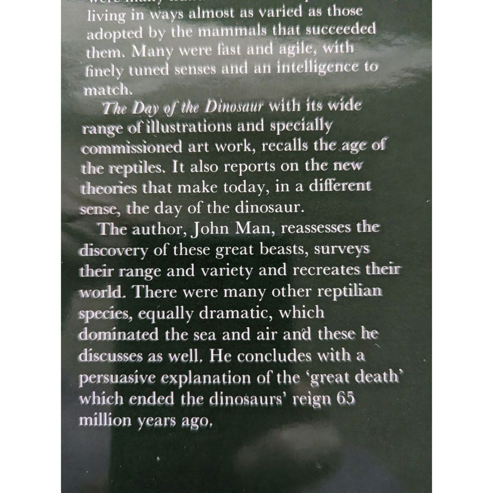The Day of the Dinosaur hardcover book by John Man - Picture 6 of 8